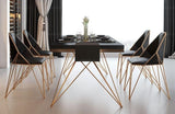 REGAL Modern X Frame Dining Cafe Chairs