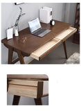 SEBASTIAN Solid Wood Modern Japanese Writing Desk