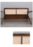 SEBASTIAN Solid Wood Modern Japanese Writing Desk