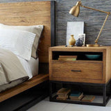 VICTOR Rustic Wooden Side Table