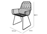 CHERON Wireframe Outdoor Armchair