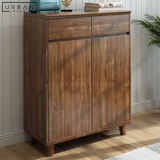 DARBY Solid Oak Wood Shoe Cabinet