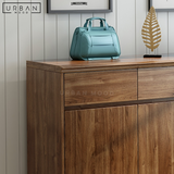 DARBY Solid Oak Wood Shoe Cabinet