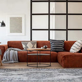 DIEM Modern Industrial Wireframe Round Coffee Table
