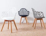SHELLEY Scandinavian Seashell Dining Chair