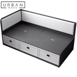 SOMMIEL Modern Storage Bed