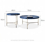 VALOR Modern Round Coffee Table