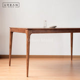 Premium | ADELINE Solid Wood Dining Table