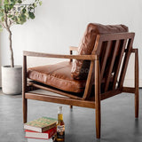 Premium | HANK Solid Wood Leather Chair and Sofa