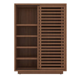 NYLAH BELAIR Solid Wood Shoe Cabinet