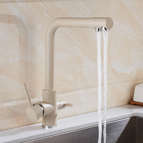 URI Minimalist Matte Black/Nude Tap Faucet