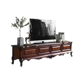 Claire New York Sheraton TV Console Cabinet / Coffee Table / Glass Display American Modern