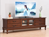 WAREHOUSE SALE MATEO European Style Solid Wood TV Console Cabinet ( Size 1,2 to 2m , 4 Color ) ( Discount Price $1099 Special Price $699 )