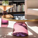 (Clearance) BELLEVUE Accent Glass Coffee Table