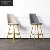 CAMUS Modern Faux Leather Bar Stool