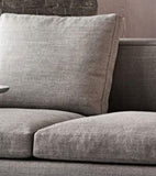 CYRILO Italian style light luxury latex fabric Italian style Italian down leather sofa Nordic minimalist industrial style minimalist sofa
