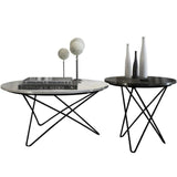 DIOR Round Marble Coffee Table Set