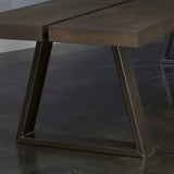 DOME Industrial Pine Wood Dining Table