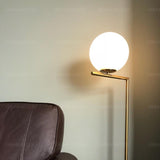 DORSET Minimalist Round LED Standing Lamp