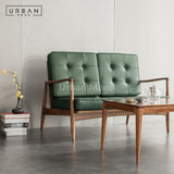 Premium | LUXEM Solid Wood Leather Chair and Sofa