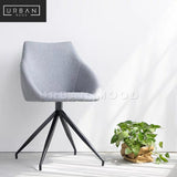 FRIDA Modern Fabric Study Chair