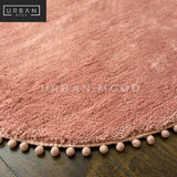FYNN Modern Round Short Pile Carpet