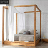 GALEN Solid Wood Canopy Bedframe