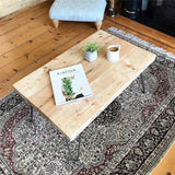 HELIA Solid Oak Wood Coffee Table