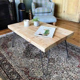 HELIA Solid Oak Wood Coffee Table