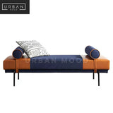 LORIC Modern Leather Ottoman / Daybed