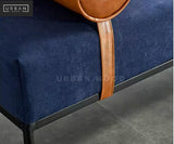 LORIC Modern Leather Ottoman / Daybed