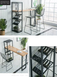 LIVEN Modern Bar Table Wine Rack