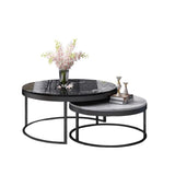 JAY Modern Marble Round Coffee Table