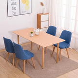 JIN Minimalist Japanese Fabric Dining Office Chair