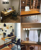 JOEL Modern Rustic Wooden Office Study Table