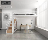 JUDE Modern Industrial Loft Bed