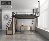 JUDE Modern Industrial Loft Bed