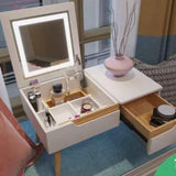 KANETO LED Vanity Mirror Table Set