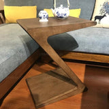 KATIE Modern Rustic Wood Side Table