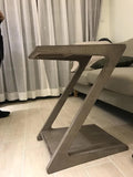 KATIE Modern Rustic Wood Side Table