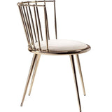 KOSTA Wired Gold Frame Dining Chairs