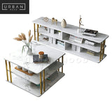 LIVIER Modern Marble TV Console