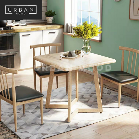 Jed's Rider Table JED Rustic Breakfast Table – RoomyRoom.com - Contemporary Modern ...