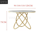 (Clearance) PLEDGE Contemporary Marble Dining Table