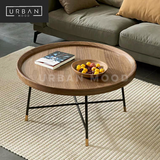 DAVY Modern Walnut Coffee Table