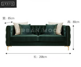 FABLE Victorian Tufted Sofa