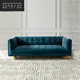 SUTTON Victorian Tufted Velvet Sofa
