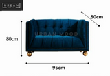 SUTTON Victorian Tufted Velvet Sofa