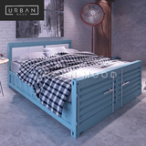 META Industrial Metal Bed Frame