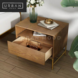 ECHO Modern Walnut Bedside Table